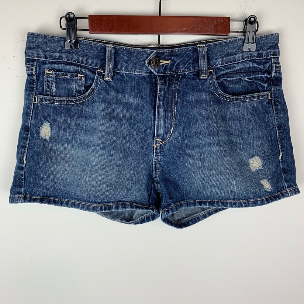 Old navy distressed jean shorts
